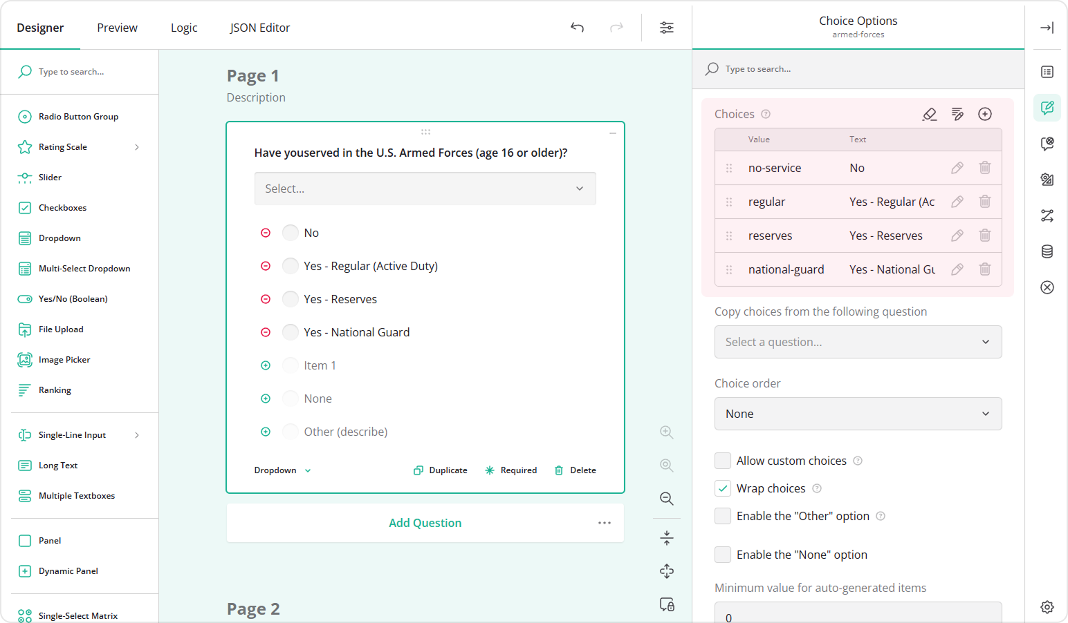 Adding the source question